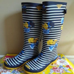Joules rainboots brand new size US10